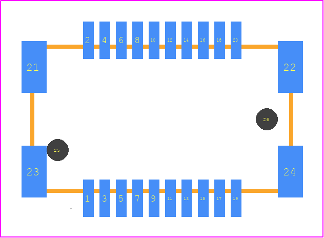 15030202601000 - HARTING PCB footprint - Other - Other - 15030202601000