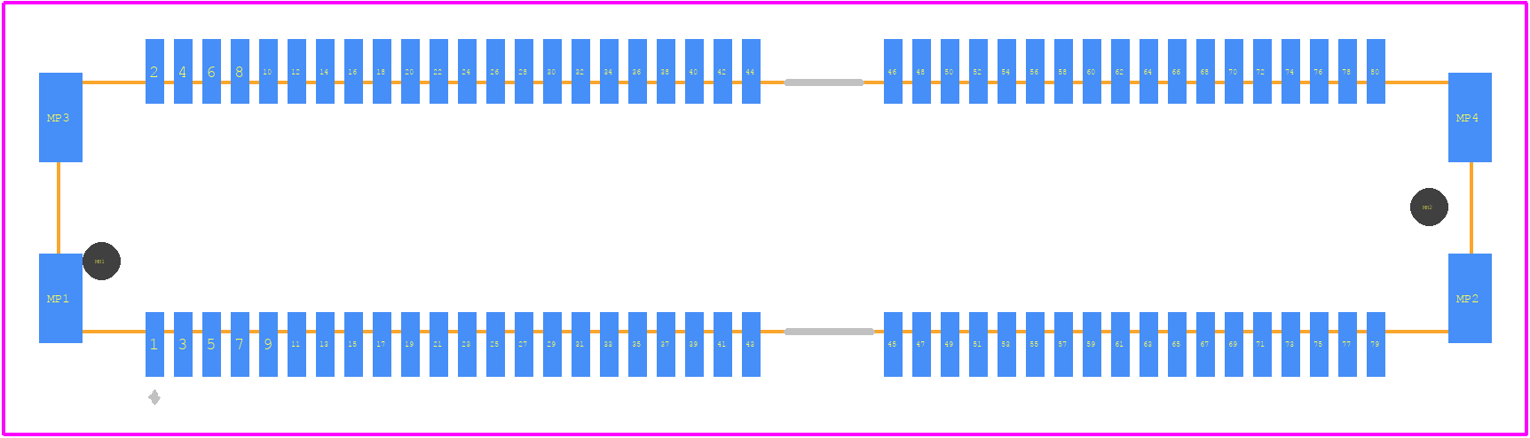 15040802601000 - HARTING PCB footprint - Other - Other - 15040802601000-2