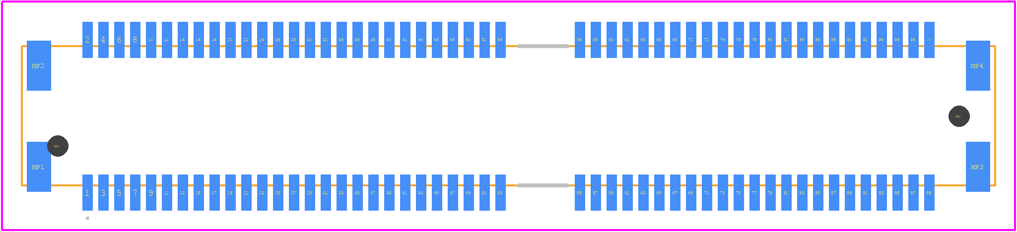 15041002601000 - HARTING PCB footprint - Other - Other - 15041002601000-1