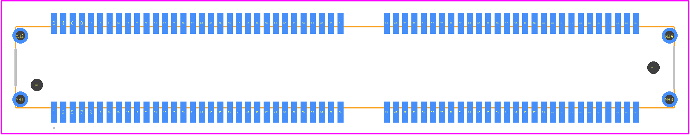 15041202401000 - HARTING PCB footprint - Other - Other - 15041202401000-1