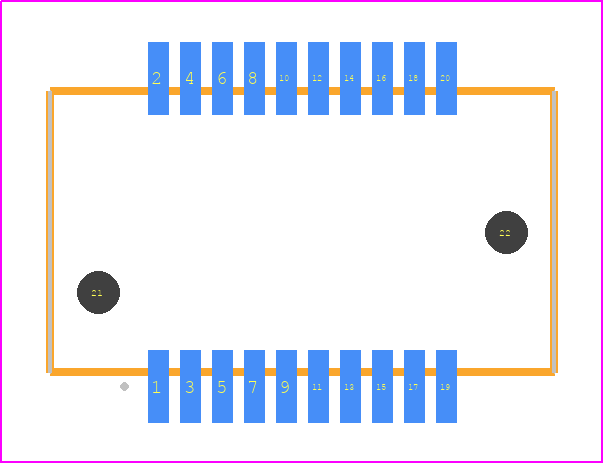 15030202001000 - HARTING PCB footprint - Other - Other - 15030202001000