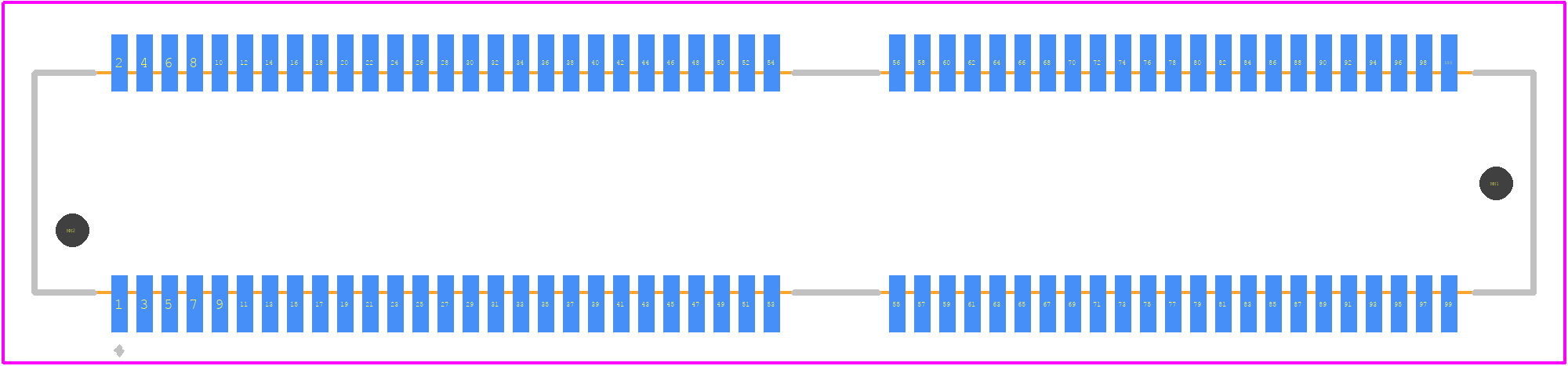 15041002001000 - HARTING PCB footprint - Other - Other - 15041002001000
