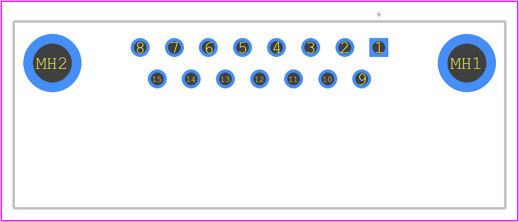 09662527610 - HARTING PCB footprint - Other - Other - 09662527610-1