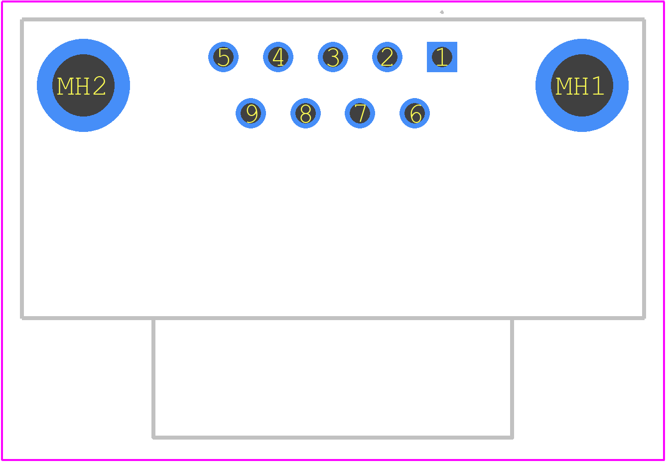 09661537610 - HARTING PCB footprint - Other - Other - 09661537610-2