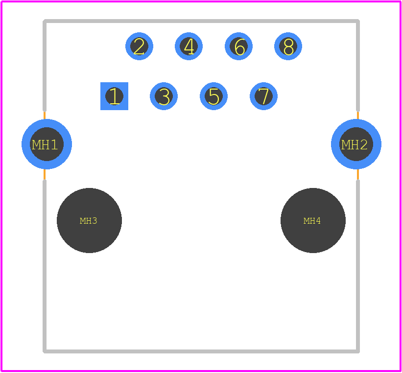 09455511114 - HARTING PCB footprint - Other - Other - 09455511114-1