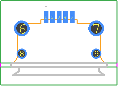 USB3505-30-A - GCT (GLOBAL CONNECTOR TECHNOLOGY) PCB footprint - Other - Other - USB3505-30-A-5