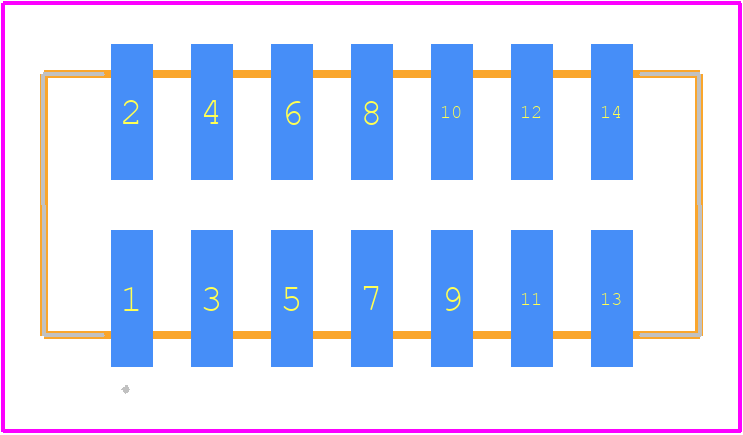 LTMM-107-02-L-D-SM - SAMTEC PCB footprint - Other - Other - LTMM-107-02-L-D-SM-1