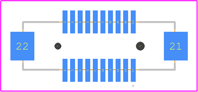 KX14-20K2DE - JAE PCB footprint - Other - Other - KX14-20K2DE-6