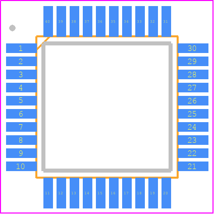 R2A20114BFP#W5 - Renesas Electronics PCB footprint - Quad Flat Packages - Quad Flat Packages - R2A20114BFP