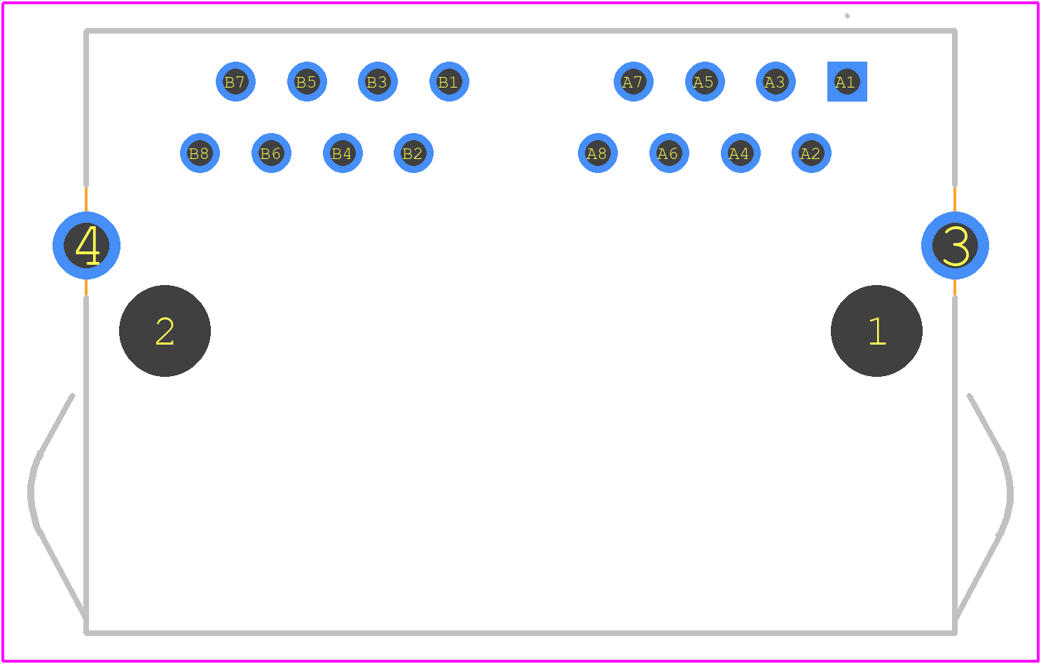 2301996-1 - TE Connectivity PCB footprint - Other - Other - 2301996-1-1