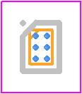 N34TS108C6ECT5G - onsemi PCB footprint - BGA - BGA - WLCSP6, 1.1888x0.788x0.625 CASE 567YQ ISSUE O