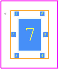 QPQ1214SR - Qorvo PCB footprint - Other - Other - 6 Pin 4x5 mm leadless SMT_2025