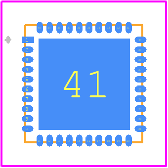 AM3151 - ATLANTA PCB footprint - Other - Other - 6mm 40-LEAD QFN