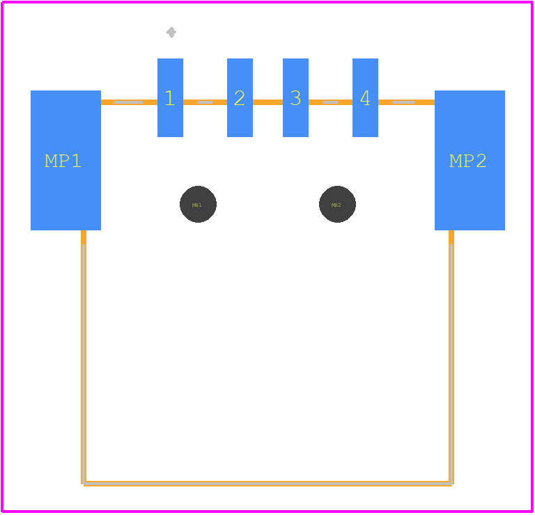 USB-A-S-S-W-SM2-TR - SAMTEC PCB footprint - Other - Other - USB-A-S-S-W-SM2-TR-1