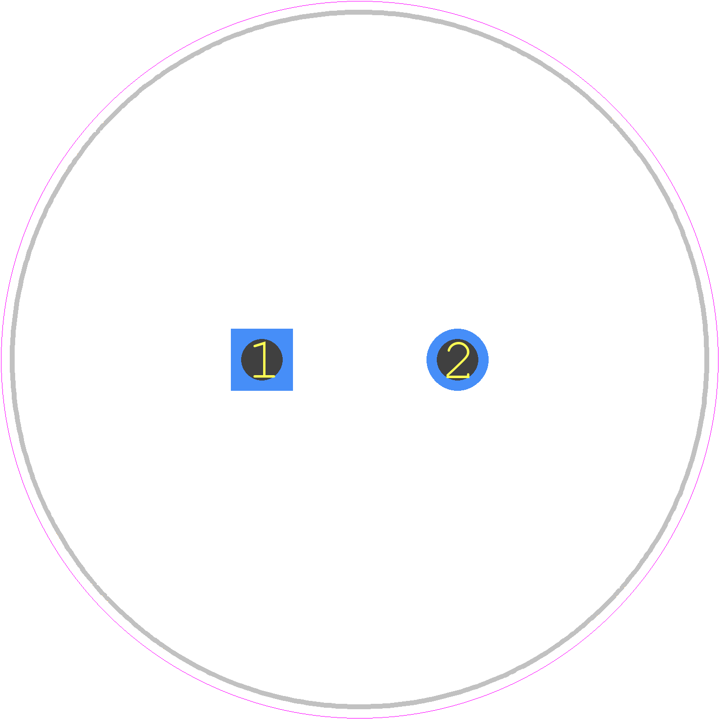 B43509A5477M080 - TDK PCB footprint - Capacitor, Polarized Radial Diameter - Capacitor, Polarized Radial Diameter - 35x50