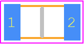 CGA5L3X7R1H475M160AE - TDK PCB footprint - Capacitor Chip Non-polarised - Capacitor Chip Non-polarised - CGA5 (L THICKNESS)