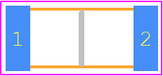 CGA7L1C0G3F270K160KA - TDK PCB footprint - Capacitor Chip Non-polarised - Capacitor Chip Non-polarised - CGA7