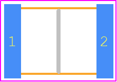 CGA8L2C0G1H683J160KA - TDK PCB footprint - Capacitor Chip Non-polarised - Capacitor Chip Non-polarised - CGA8L