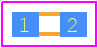 RL0510S-R10-F - Susumu PCB footprint - Resistor Chip - Resistor Chip - RL0510S-R10-F