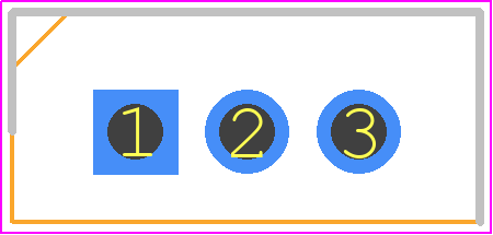 Q4030LH5TP - LITTELFUSE PCB footprint - Transistor Outline, Vertical - Transistor Outline, Vertical - TO-220 Isolated