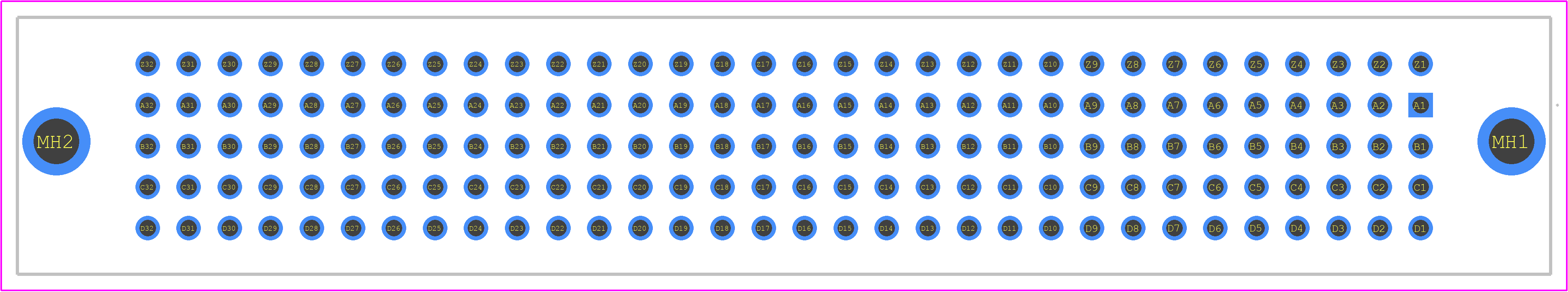 2021602301 - HARTING PCB footprint - Other - Other - 2021602301-2