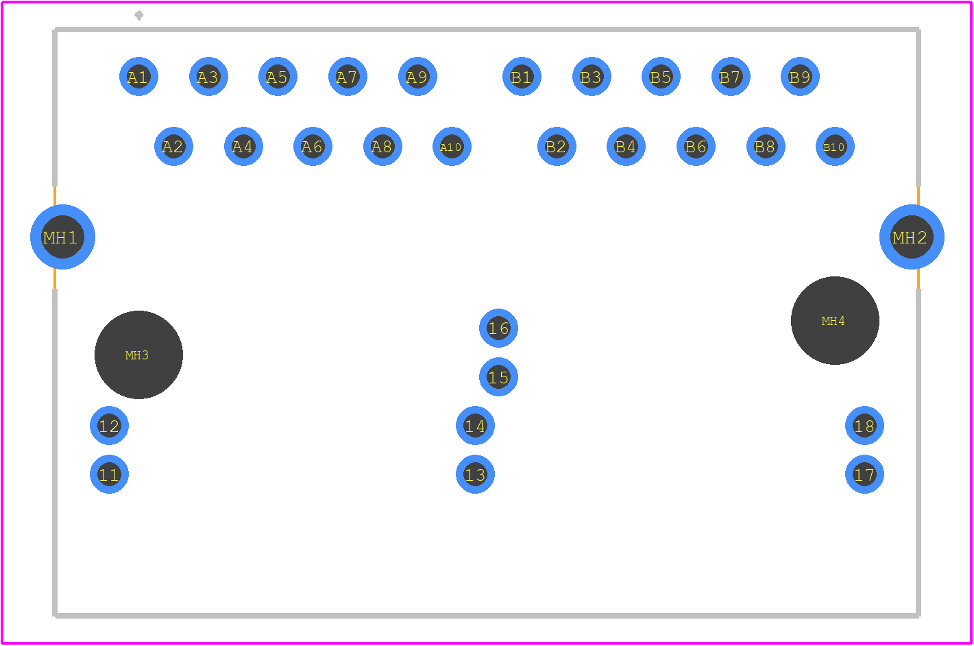 0938263008 - Molex PCB footprint - Other - Other - 0938263008-1