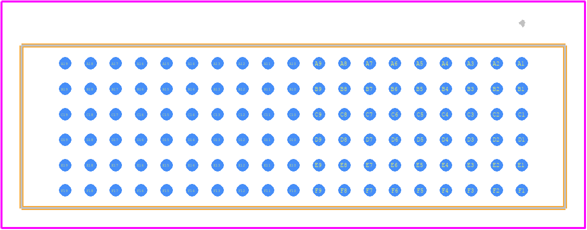 ASP-103612-02 - SAMTEC PCB footprint - Other - Other - ASP-103612-02-1