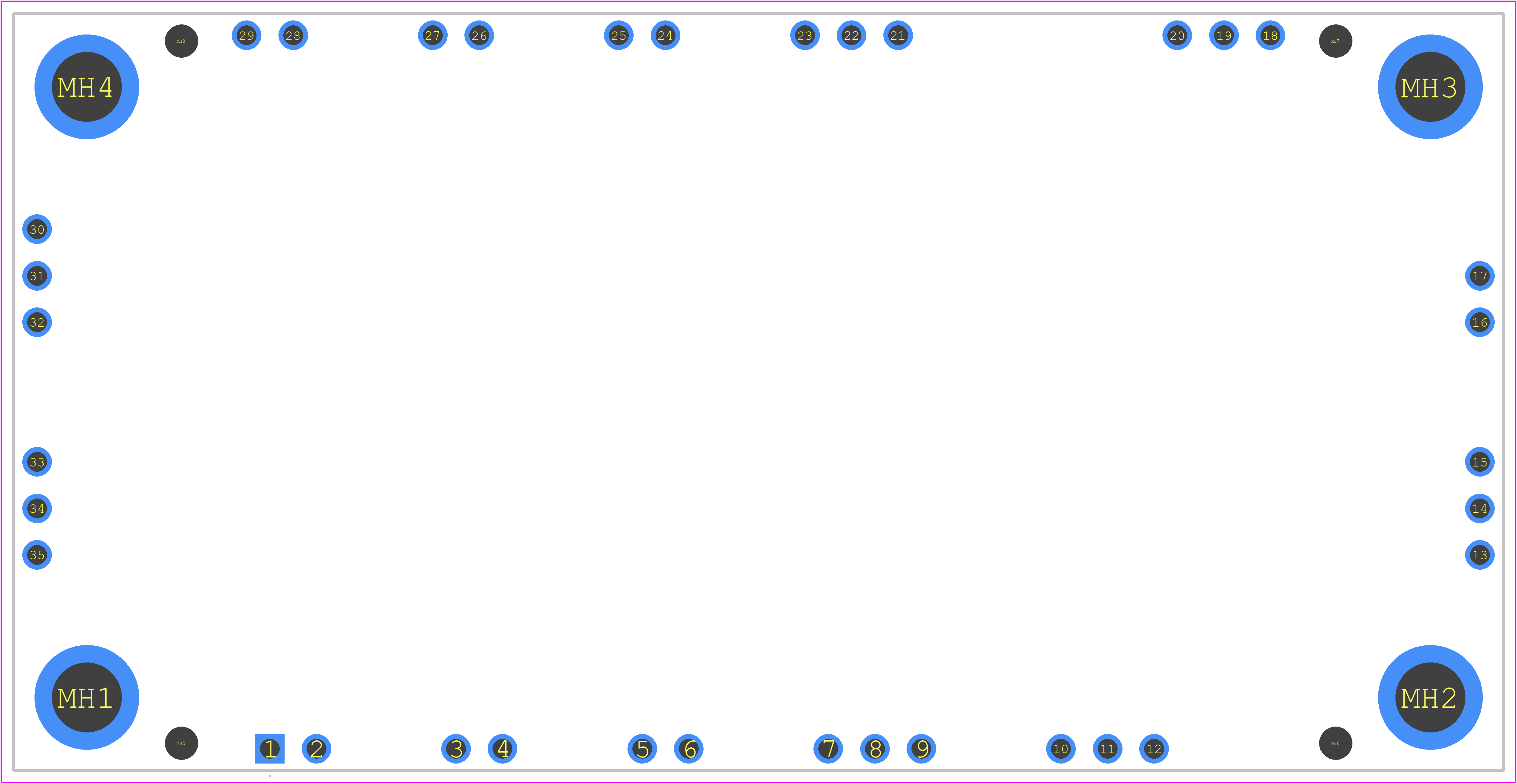 FP100R12KT4BOSA1 - Infineon PCB footprint - Other - Other -  AG-ECONO3B 