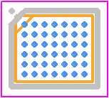 ADAU1787BCBZRL7 - Analog Devices PCB footprint - BGA - BGA - 42-Ball Wafer Level Chip Scale Package [WLCSP] (CB-42-2)