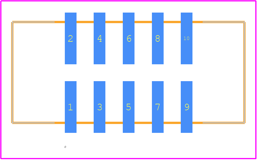 BHR-10-VSG-SMT - Adam Tech PCB footprint - Other - Other - BHR-10-VSG-SMT-3