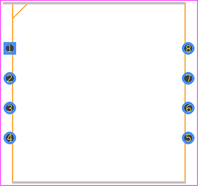 1210A-005D-3S - TE Connectivity PCB footprint - Dual-In-Line Packages - Dual-In-Line Packages - 1210A-005D-3S