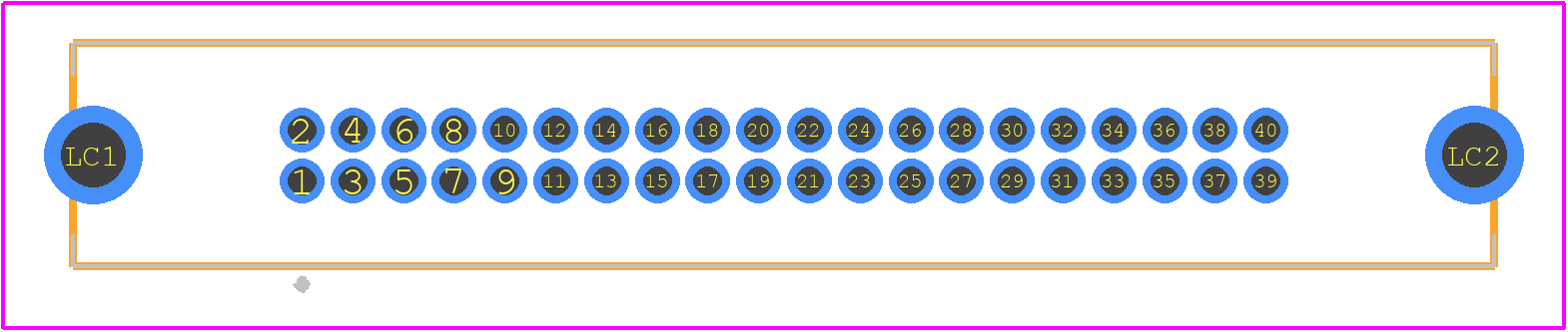 ESHF-120-01-L-D-TH-LC - SAMTEC PCB footprint - Other - Other - ESHF-120-01-L-D-TH-LC-3