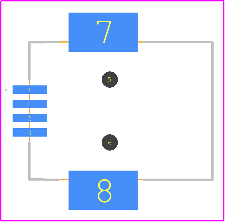 1734346-4 - TE Connectivity PCB footprint - Other - Other - 1734346-4-2