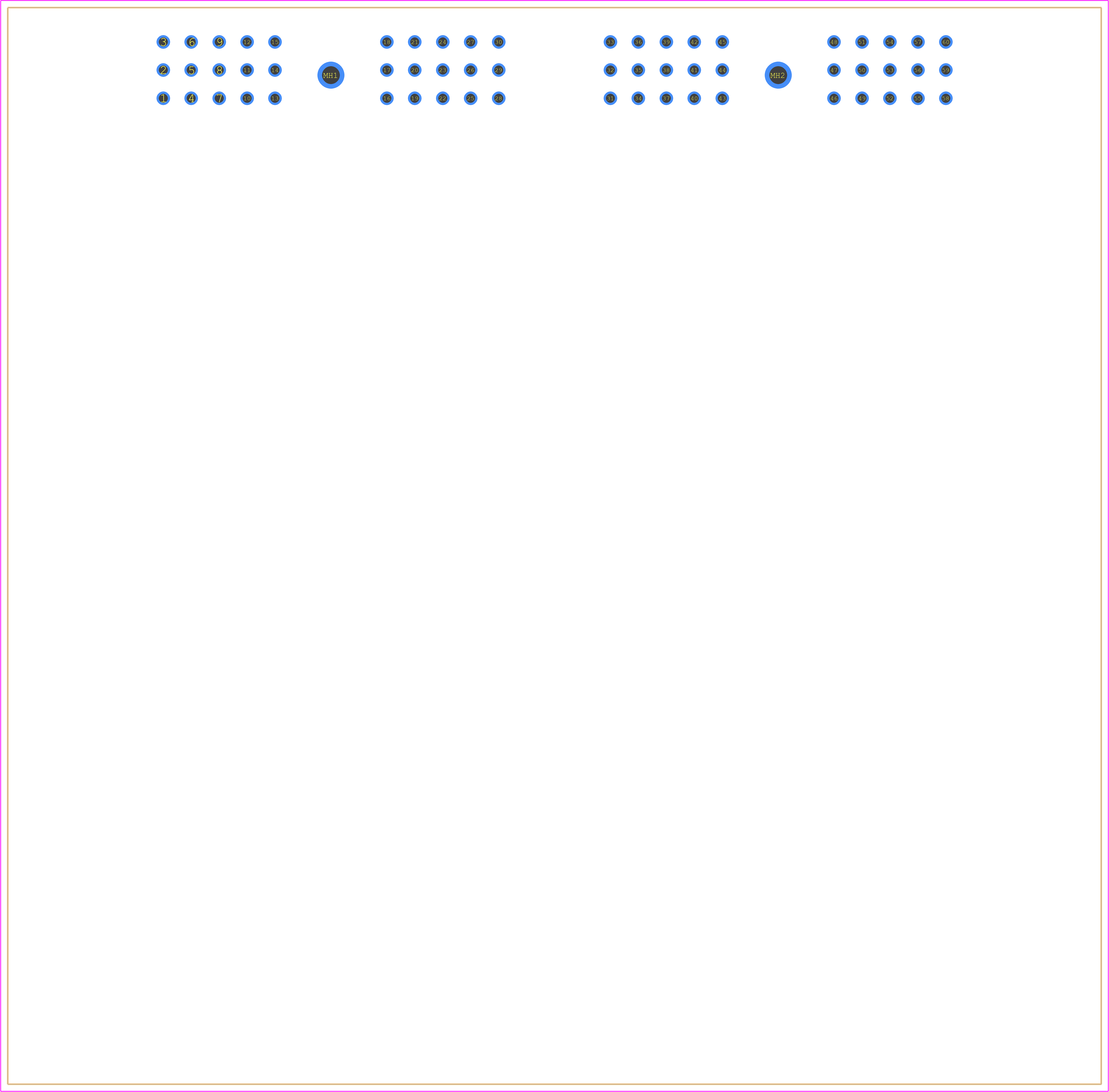 581-01-60-006 - Cinch Connectivity Solutions PCB footprint - Other - Other - 581-01-60-006-2
