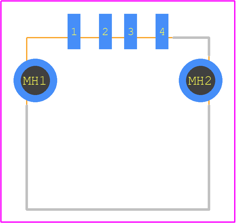 A-USBA/SMT-R - ASSMANN WSW components GmbH PCB footprint - Other - Other - A-USBA/SMT-R-3