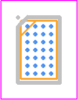 ES9028C2M - ESS Technology PCB footprint - BGA - BGA - 28-BALL CSP
