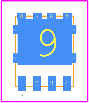 STL105N8F7AG - STMicroelectronics PCB footprint - Other - Other - STL105N8F7AG