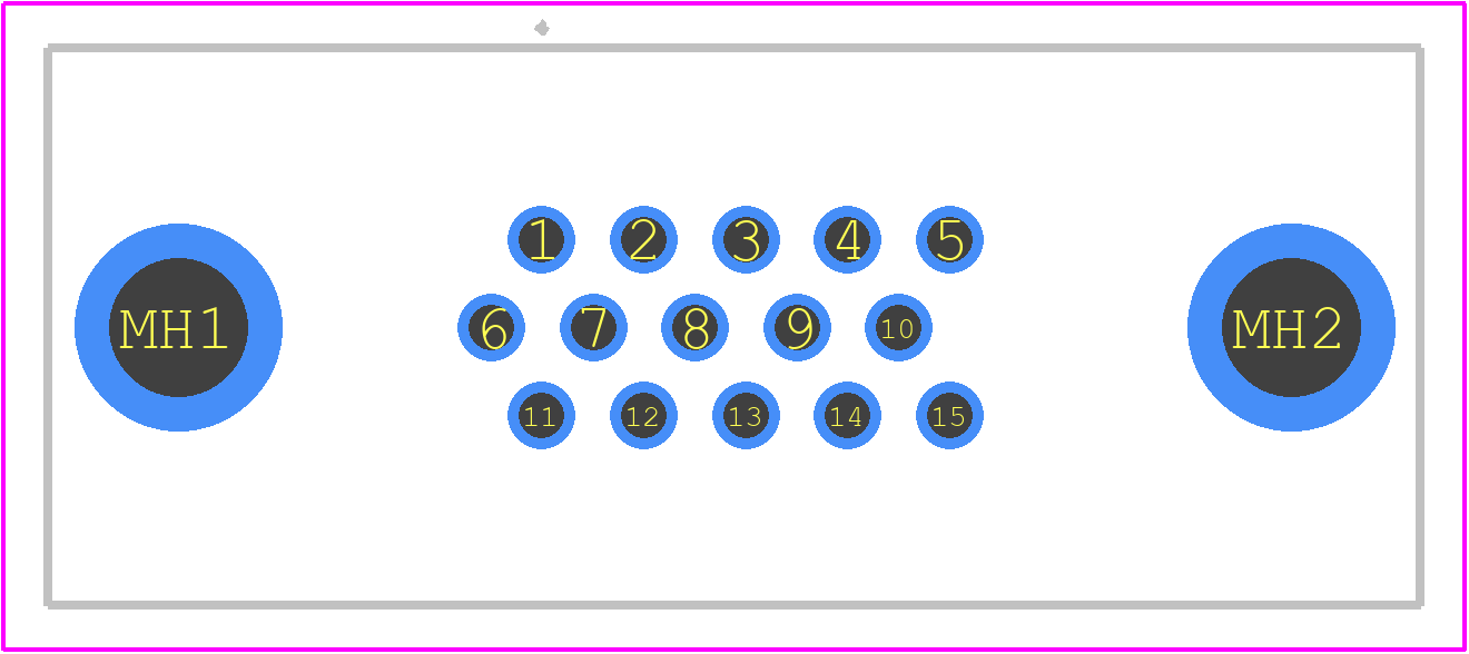 09561615700 - HARTING PCB footprint - Other - Other - 09561615700-1