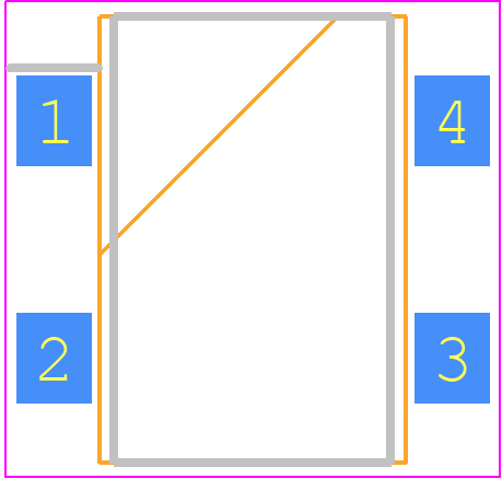 HBS610-13 - Diodes Incorporated PCB footprint - Small Outline Packages - Small Outline Packages - HBS