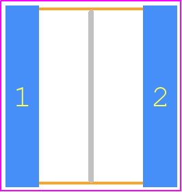 VJ2225Y475KXXAT - Vishay PCB footprint - Capacitor Chip Non-polarised - Capacitor Chip Non-polarised - VJ2225Y475KXXAT