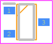 CPH3116 - onsemi PCB footprint - SOT23 (3-Pin) - SOT23 (3-Pin) - CPH3_2020