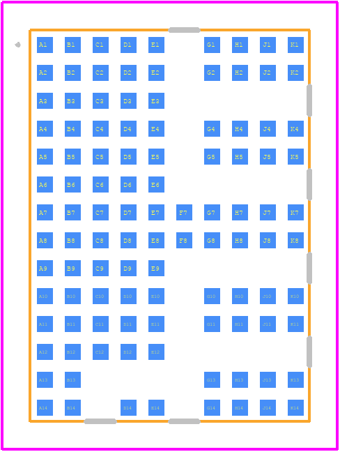 PI3740-00-LGMZ - VICOR PCB footprint - Other - Other - 108-BLGA Module