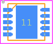 AS1747-BTDT-1k - ams OSRAM PCB footprint - Small Outline No-lead - Small Outline No-lead - MLPD1