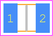 RNCF1210BTC13K0 - Stackpole Electronics, Inc. PCB footprint - Resistor Chip - Resistor Chip - RNCF1210BTC240R-