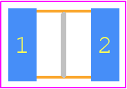 RNCF1210BTC51K0 - Stackpole Electronics, Inc. PCB footprint - Resistor Chip - Resistor Chip - RNCF1210BTC51K0-