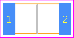 RMCF2512FT3R90 - Stackpole Electronics, Inc. PCB footprint - Resistor Chip - Resistor Chip - RMCF2512FT3R90