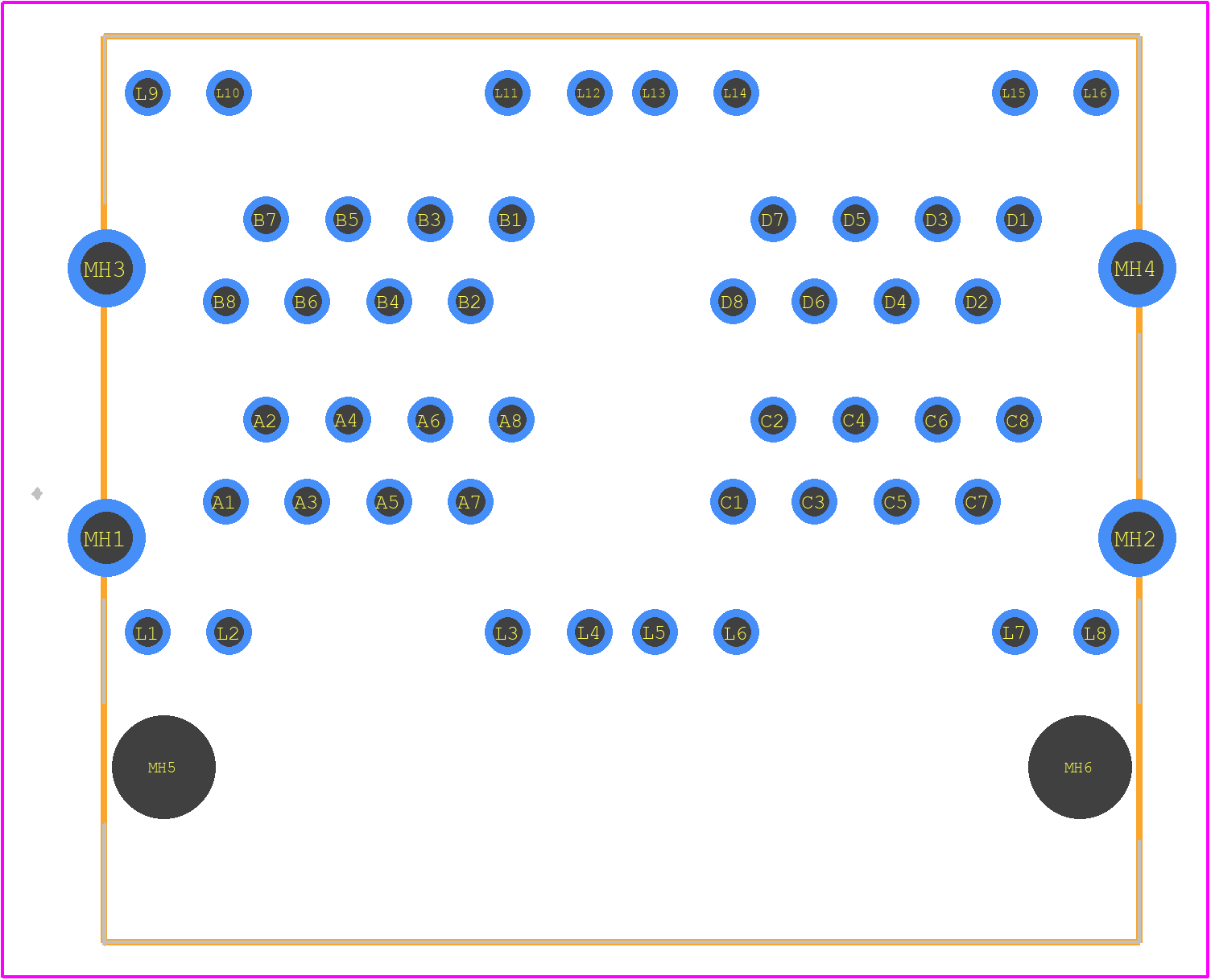 2041376-2 - TE Connectivity PCB footprint - Other - Other - 2041376-2-2