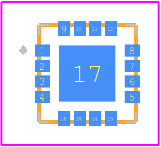 SKY66295-11 - Skyworks PCB footprint - Other - Other - SKY66295-11-3