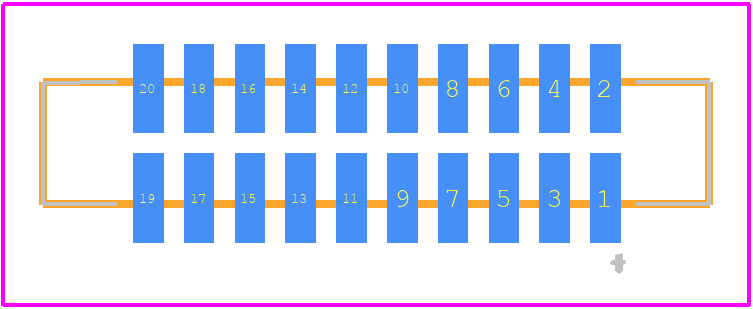 SFC-110-T2-L-D - SAMTEC PCB footprint - Other - Other - SFC-110-T2-L-D-1