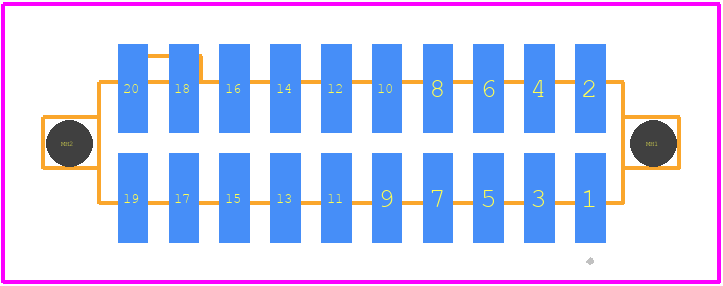SFC-110-T2-F-D-LC - SAMTEC PCB footprint - Other - Other - SFC-110-T2-F-D-LC-2
